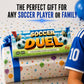 Soccer Duel Tile Game - Fast-Paced Real-Time 1v1 Soccer Strategy Game | Head-to-Head Family Game for Kids, Teens & Adults | Screen-Free Travel Game
