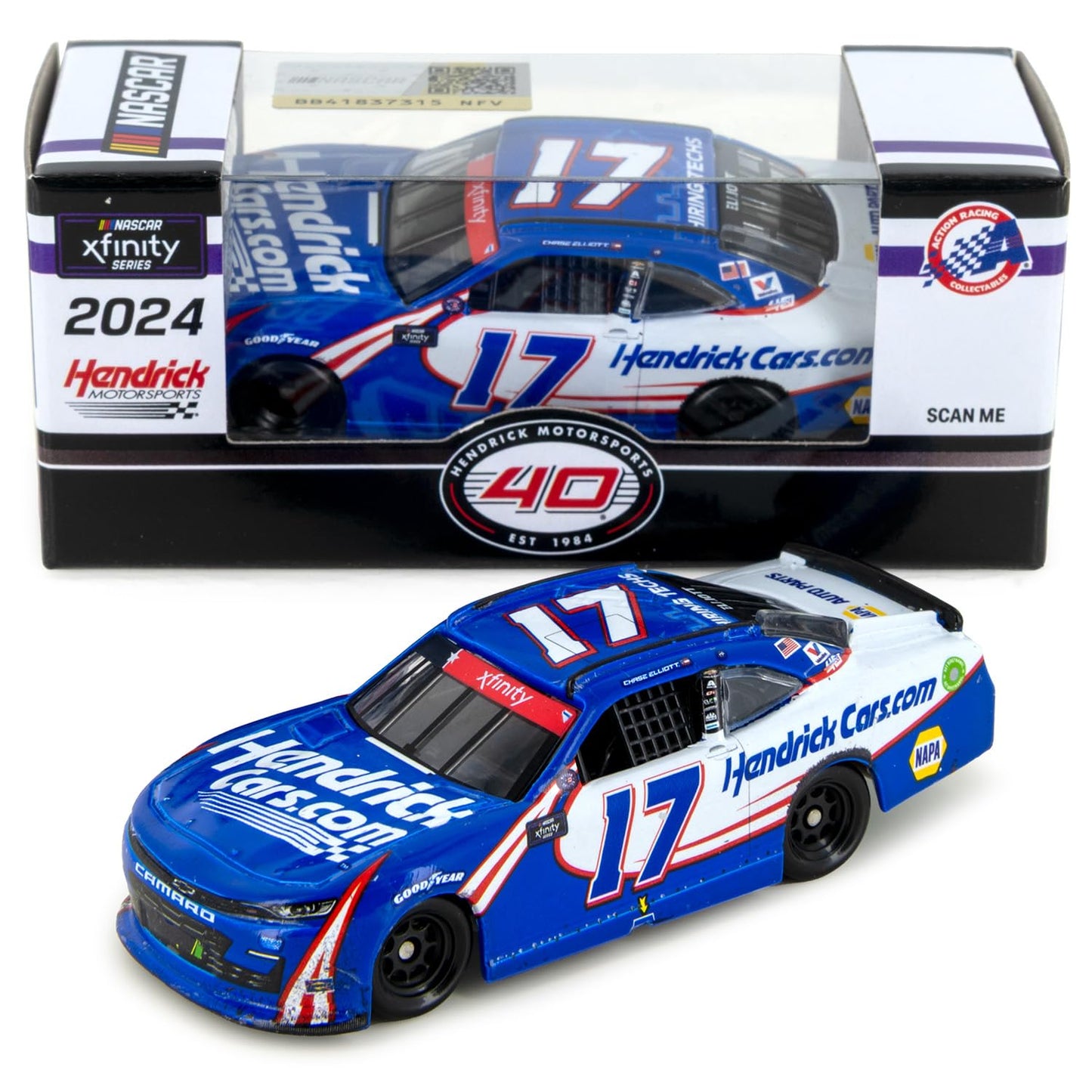 Lionel Racing Chase Elliott 2024 Charlotte Xfinity Series Race Win Diecast Car 1:64 Scale