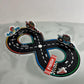 Buddy & Barney: Bath Time Grand Prix - Build A Floating Racetrack, 2 Water-Squirting Race Cars, Foam Stickers & Track Puzzle, Interactive Toy, Kids 3+