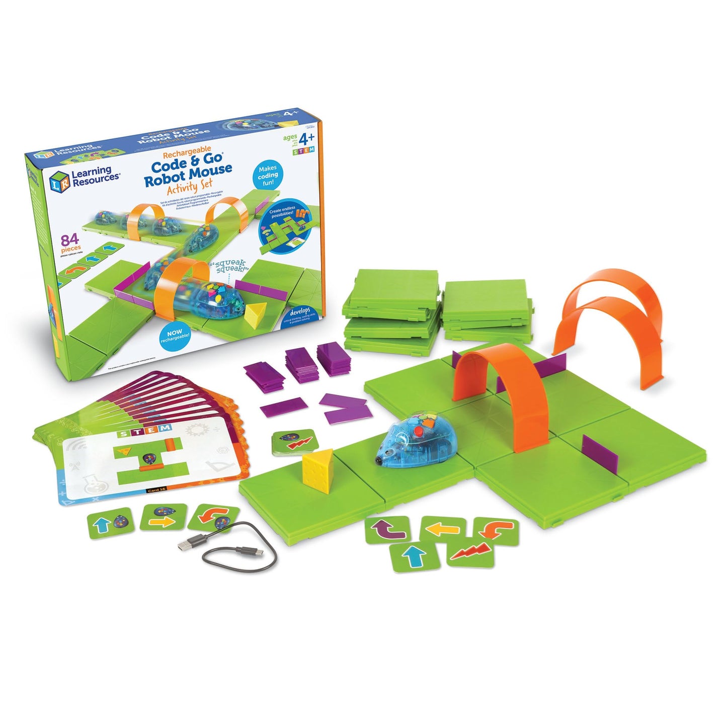 Learning Resources Code & Go Robot Mouse Activity Set,