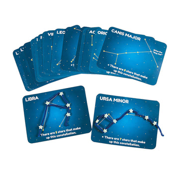 Fun Express Constellations Craft Kit - 450 Pieces Glow in the Dark STEM Kids | Solar System Astronomy Science Kits | Arts and Crafts for Kids Ages 4-8