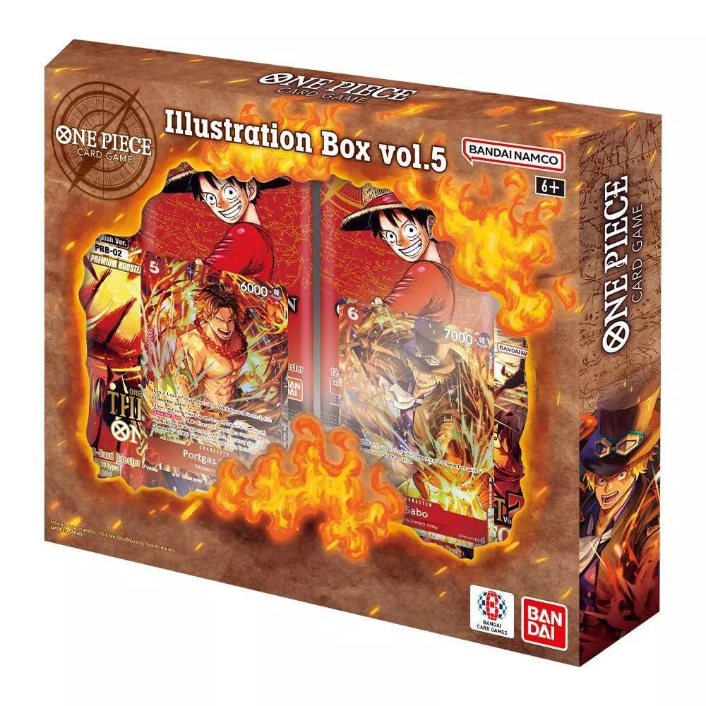 One Piece TCG: Illustration Box Vol. 5 (IB-05) - 4 Packs, Promos