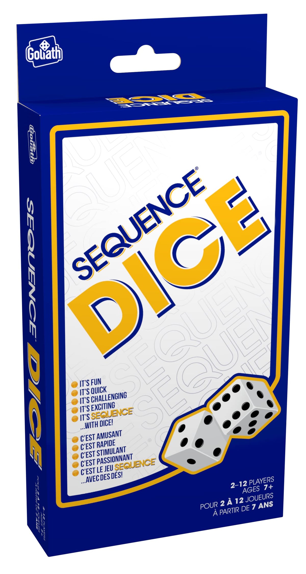 Sequence Dice Peggable - Bilingual by Jax - Packaging Colors May Vary