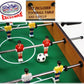 Matty's Toy Stop Deluxe 20" Wooden Table Top Air Hockey (Extra Pucks) & Foosball (Soccer) (Extra Balls) Games Gift Set Bundle - 2 Pack