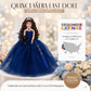 18” Quinceañera Last Doll with Umbrella Dress Stand - Última Muñeca Mis Quince Años Keepsake, Traditional Hispanic Mis 15 Doll, Ceremony & Table