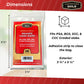 Cardboard Gold Graded Card Sleeve - Fits PSA, SGC, BGS, CGC Trading Cards - Slab Sleeves w/Adhesive Flap - Archival Safe, PVC-Free Protector Bags for