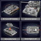 Mould King RC Tiger Tank Building Set, 971 Pcs WW2 Military Tank Model