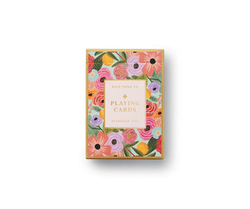 RIFLE PAPER CO. Garden Party Themed Playing Cards for Adults, Standard Deck of Cards for Card Games and Poker at Home or Party, Beautiful Printed