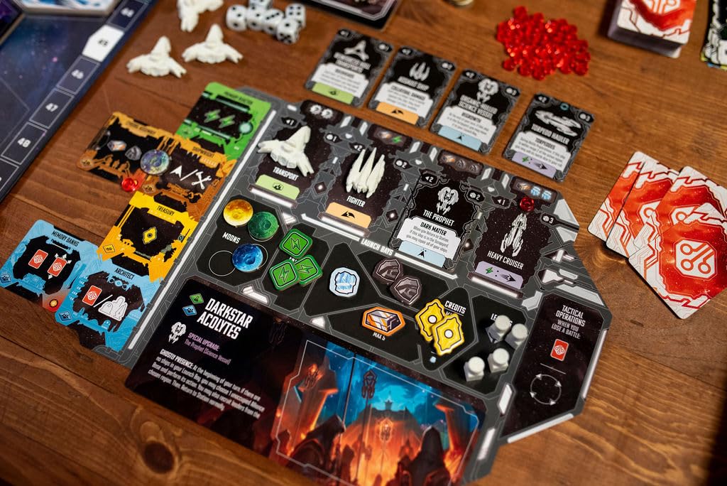 Lucky Duck Games Andromeda's Edge Escalation Expansion | Strategy Game Includes Additional Player Factions and Modules | 1-5 Players, Ages 14+ |