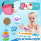 Baby Bath Toys for Kids Ages 1-3 9PCS Toddler Bath Toys Mold Free for 2-4 with Watering Can & Stacking Cups Colorful Bathtub Pool Water Toys for 1+