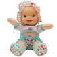Goldberger Baby's First 12" Smartie Pants Doll with Raspberry White T-Shirt - Includes "Baby Talk" Sound Module with Surprise Raspberry Ending