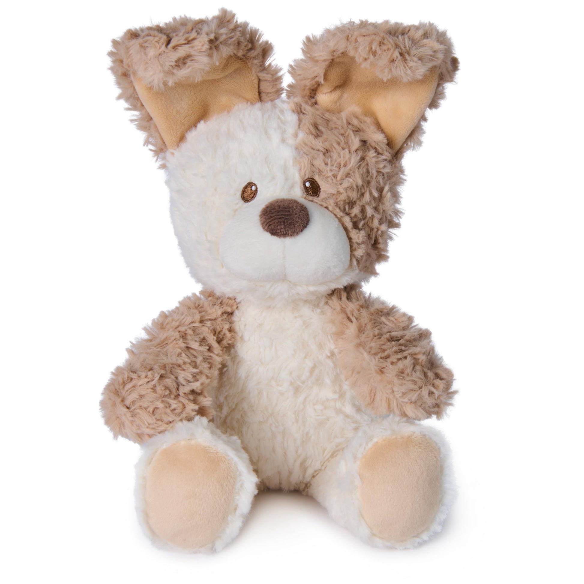 GUND Baby Peek-a-Boo Peeki Puppy Interactive Squeeze-Activated Plush Toy 7"