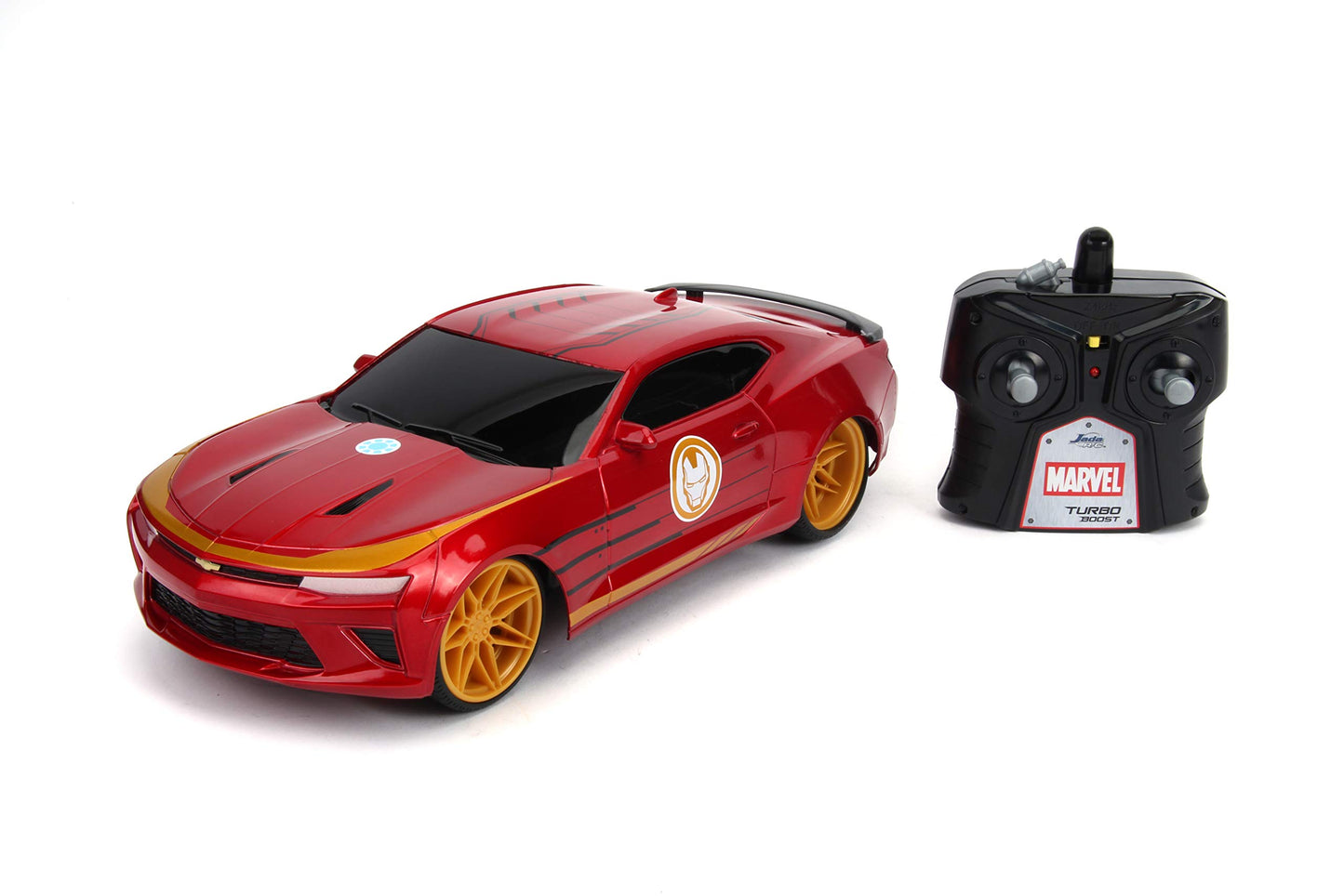 Jada Toys - Hollywood Rides 1:16 Iron Man Camaro R/C, Red