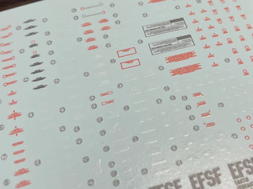 ANSAI Decals Water Sticker Fits MG 1/100 RX 78 2.0 VER 3.0 DIY Modeling Decals