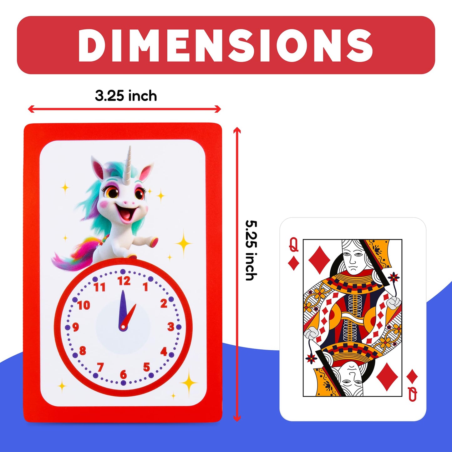 The Fidget Game Telling Time Flash Cards, Learn to Read Analog Clocks