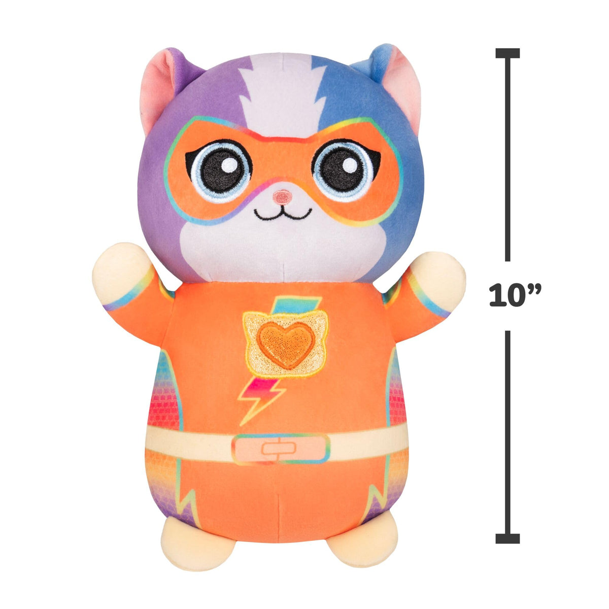 Squishmallows Original Disney SuperKitties 10in Buddy HugMees - Ultrasoft Official Jazwares Plush (Medium-Sized)