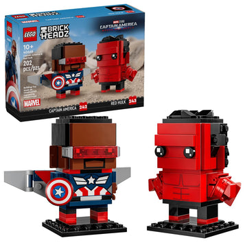 LEGO Brickheadz Marvel Captain America & Red Hulk 40668