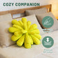 Dumwry 3D Plant Shaped Throw Pillow, 17.7 Inch Soft Plush Decorative Cushion, Hand-Stitched Flower Style Pillow for Bedroom, Living Room & Home Decor