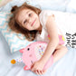ABEARCAR Cute Cat Plush Birthday Gifts for Girls, Soft Cat Plushies Toy Pink Pillow Cat Stuffed Animals Gift for Girlfriend Kids Birthday 8" Cat