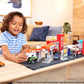 Matchbox Cars Playset, Action Drivers Helicopter Rescue & 1:64 Scale Toy Ambulance & Helicopter, Connects to Other Sets