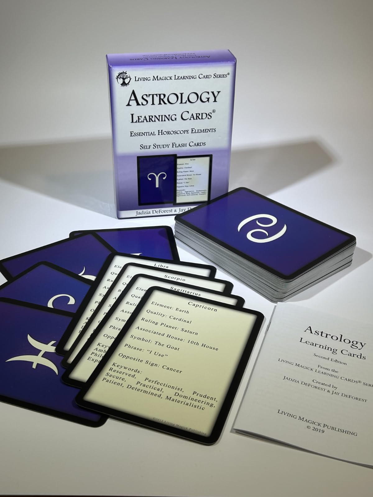 Astrology Learning Cards & Quick Reference Sheet Combination Bundle