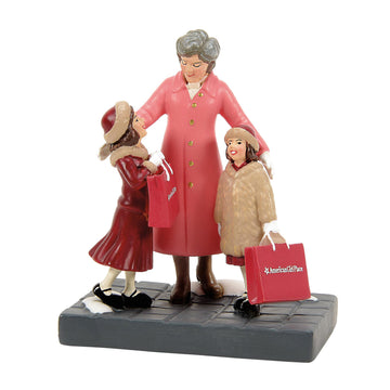 Department 56 Christmas in the City Village Accessories American Girl Table for Five Figurine, 2.76 Inch, Multicolor