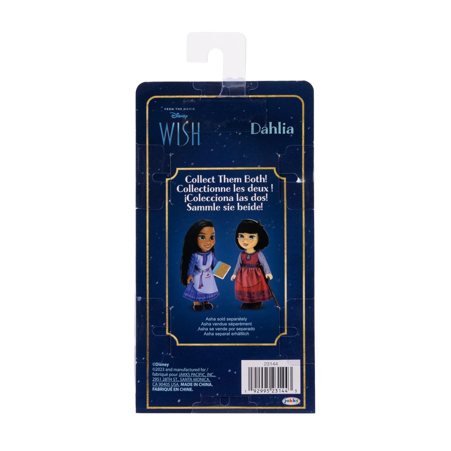 Disney’s Wish Dahlia Petite Doll 6 Inches Tall, Pocket Size with Authentic Movie Fashions