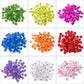 Zeaya 100Pcs/Set Wooden Colourful Scrabble Tiles Mix Letters Varnished Alphabet Scrabbles (Orange)