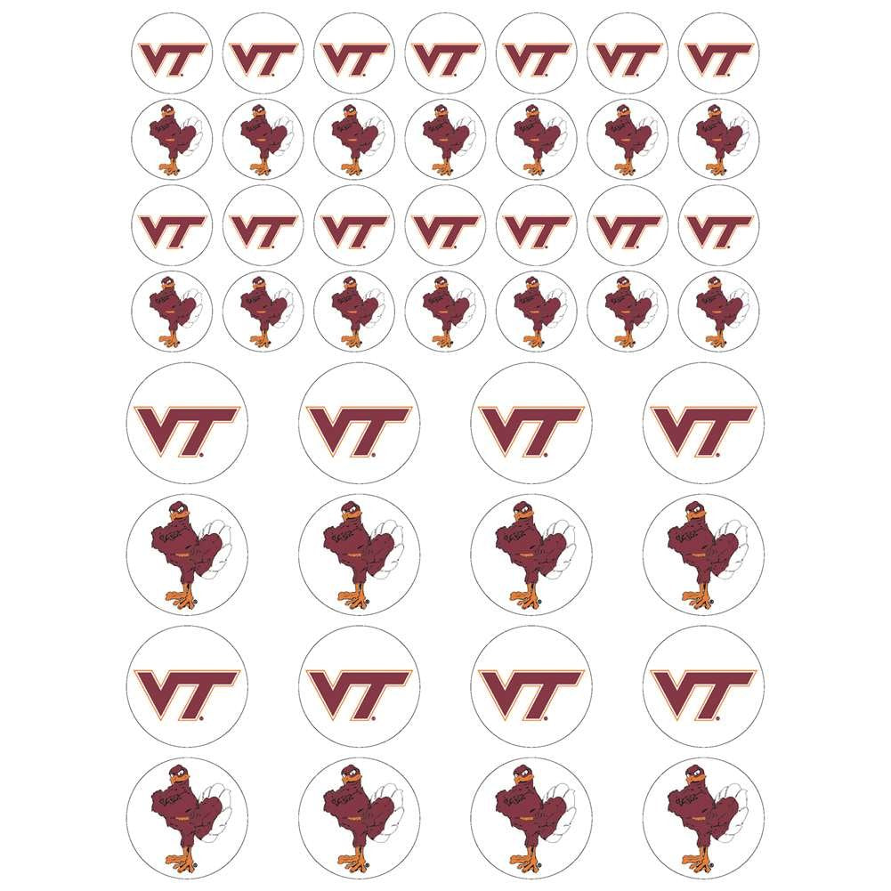 Virginia Hokies Small Sticker Sheet - 2 Sheets