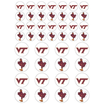 Virginia Hokies Small Sticker Sheet - 2 Sheets