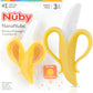 Nuby NanaNubs Banana Silicone Infant Toothbrush - Gum Massager - Soft Bristles - Silicone - 3+ Months