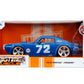 Jada Big Time Muscle Chevron 1:24 1972 Pontiac Firebird Die-Cast Car, Toys for Kids and Adults(Blue)