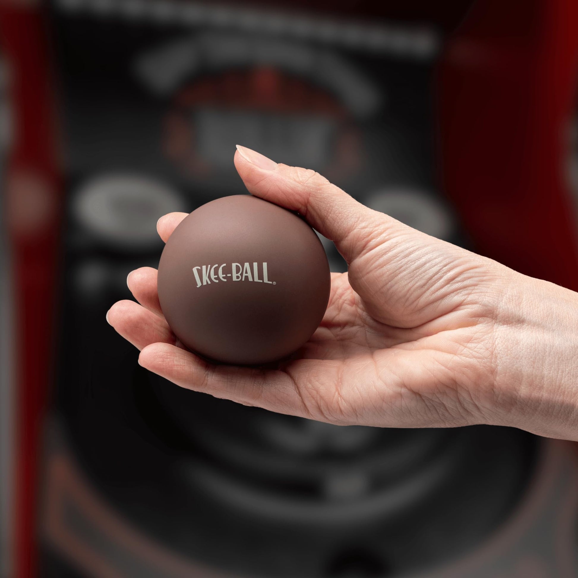 Skee-Ball Official Home Arcade Deluxe Replacement Game Balls - Authentic Arcade Play - Set of (4) 2.5 inch Diameter Wall-Safe Rubber Balls