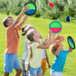 Toss and Catch Game Set, Outdoor Toys with 4 Paddles 4 Balls, Beach Game