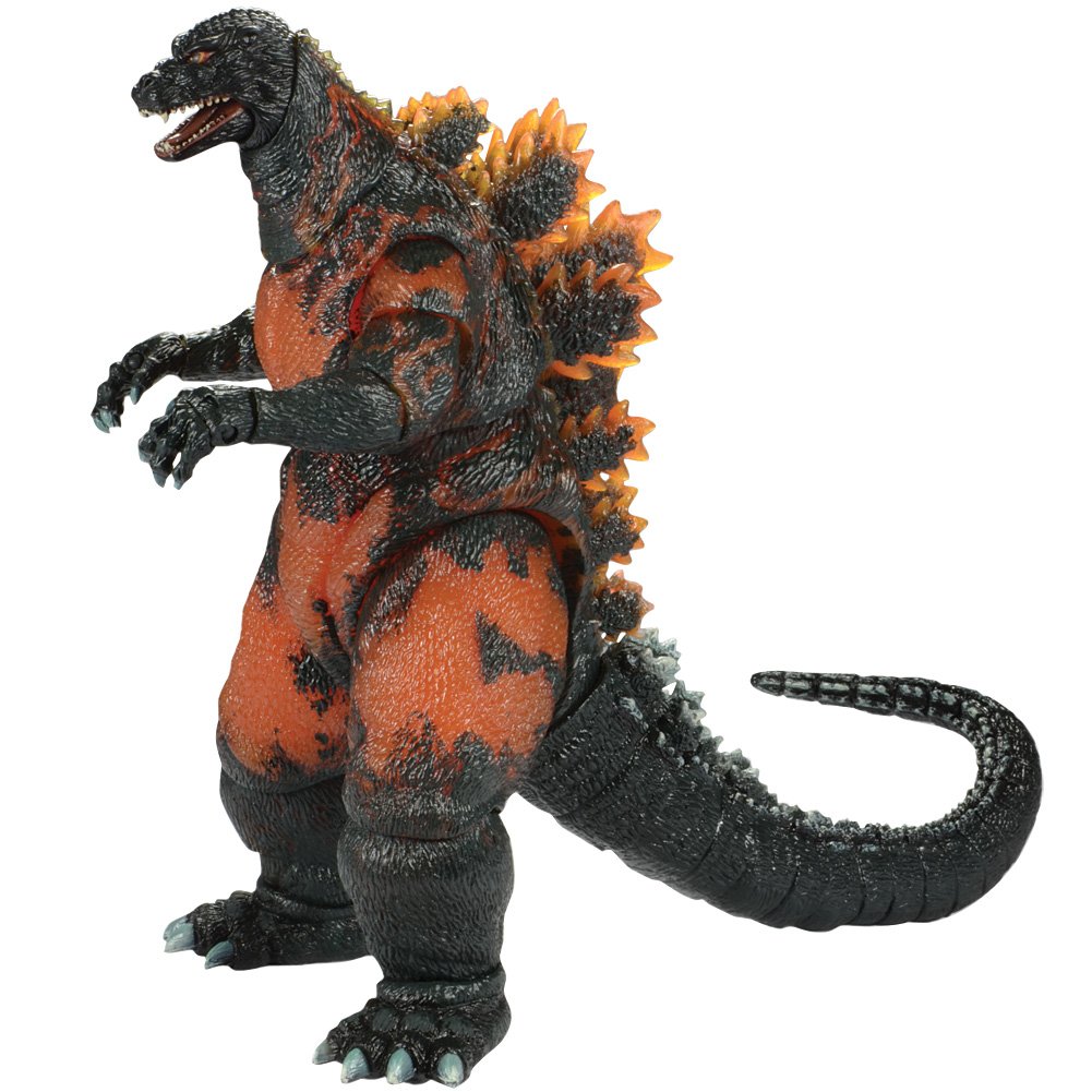 NECA Classic 1995 Burning Godzilla Head to Tail Action Figure, 12"