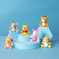 Micro Teenies Winnie The Pooh and Pals 6 Pack - Miniature Plush Figure, Suffed Animal, Toy Mini Soft Figure for Kids, Girls and Boys Ages 4+