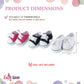 Emily Rose 14 Inch Doll Clothes Accessories | 14" Doll Shoes Value Pack 3 Pack Canvas Sneakers Gift Set | ONLY Compatible with Wellie Wishers