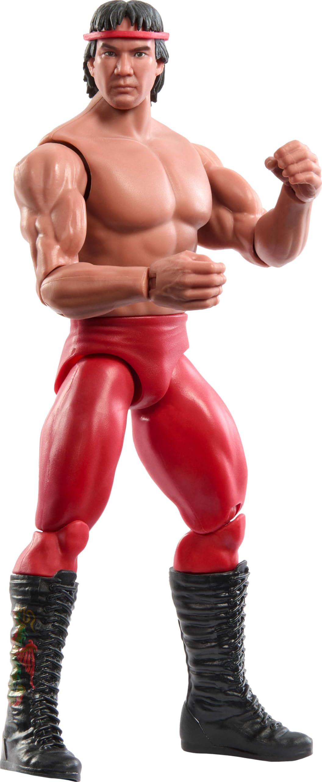 Mattel WWE Ricky “The Dragon” Steamboat Action Figure, 6 Main Event Series #152 6-inch Collectible with 10 Articulation Points & Life-Like Look
