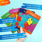 Geotoys GeoCards, World Flash Cards Geography Game, Kid Card Games for Families, Home, School & Travel - Countries and Capitals Flash Cards - Fun Kid