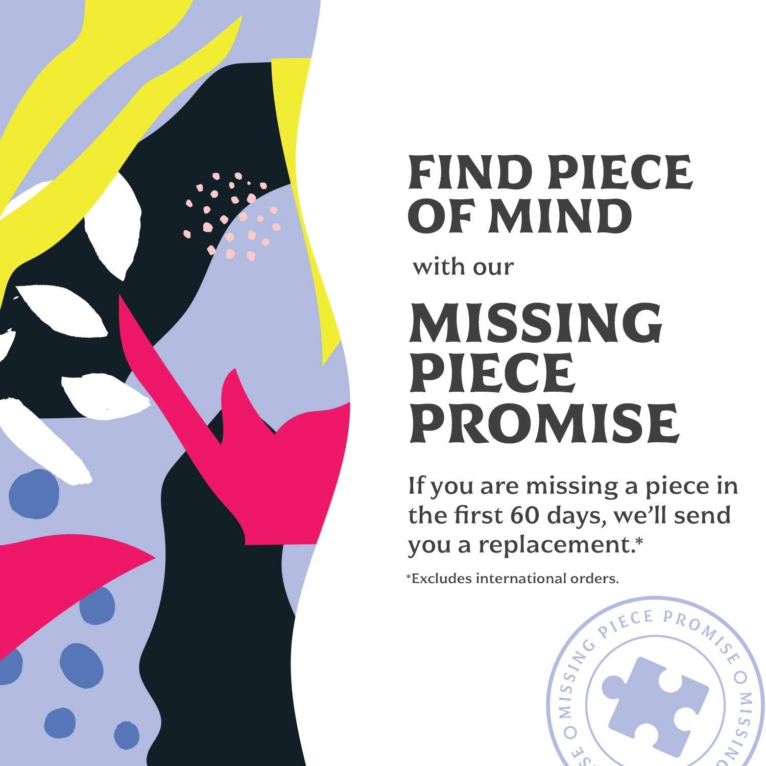 Lost Walls Project Jigsaw Puzzles, 1000 Pieces, Butterfly Hug