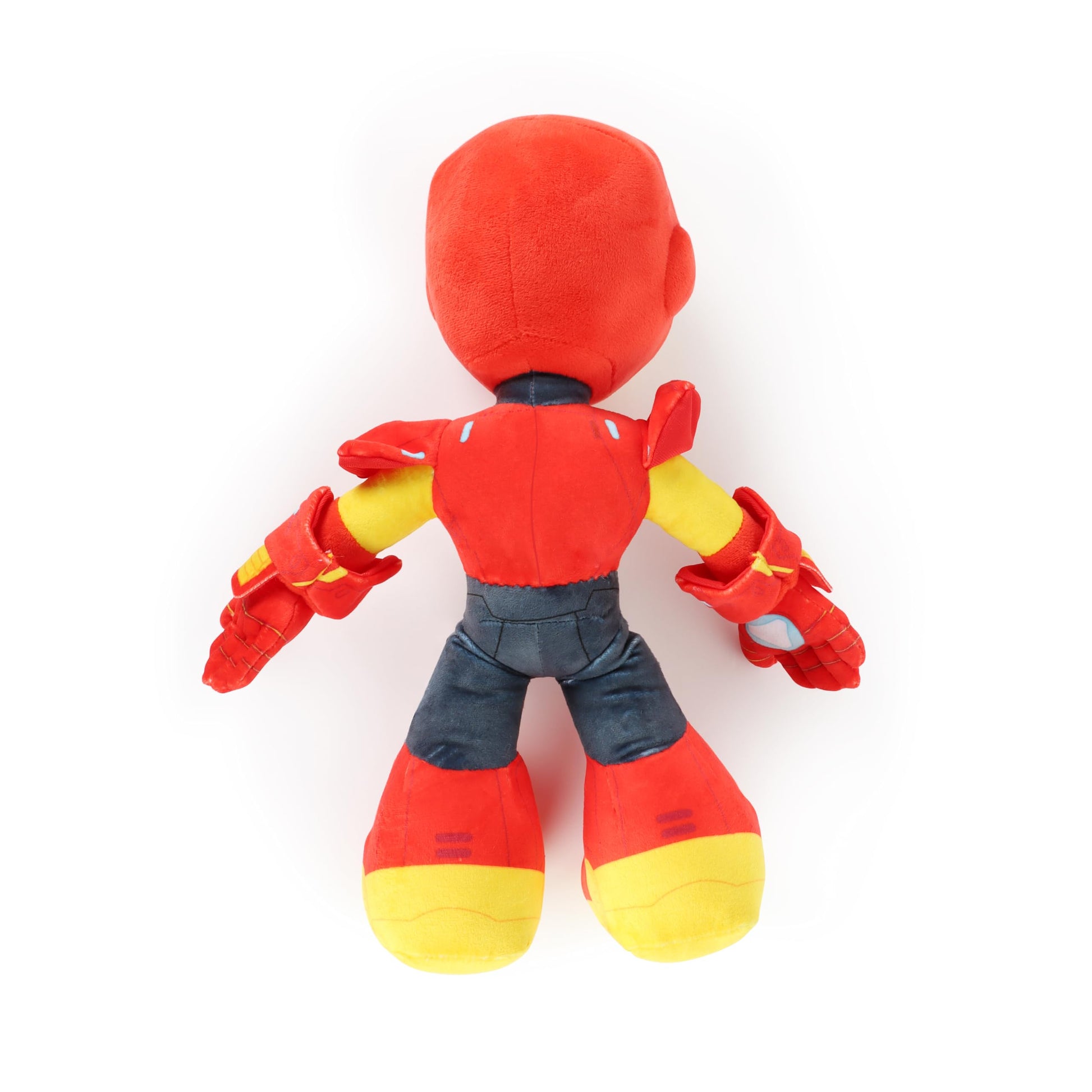 Jay Franco Marvel Kids Plush Pillow Buddy - Ultra-Soft Stuffed Plushie & Cozy Pillow, Official Licensed Product, Red - Iron Man and His Awesome