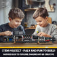 Strategic Nuclear Submarine Toy Building Blocks Set for Adult Kids, WW2 Historical Military Battleship Model Kit with Light, Home Office Decor