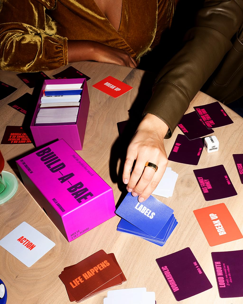hella awk-ward Build A Bae - The Hilarious Dating and Relationship Card Game with 150+ Attributes, Fun Social Game for Parties and More!