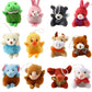 32 Piece Mini Plush Animal Toy Set, Cute Small Animals Plush Keychain Decoration for Themed Parties, Kindergarten Gift, Teacher Student Award, Goody