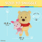 Kids Preferred Disney Baby Winnie the Pooh Plush with Little Piglet CUTEEZE Collectible Plush Stuffed Animal