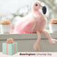 Bearington Lil’ Fifi Pink Stuffed Animal - 7" Stuffed Pink Flamingo Plush Toy - Soft Cuddly Flamingo Plush with Cute Fluffy Wings and Expressive Face