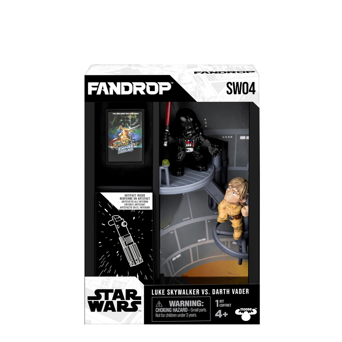 FANDROP SW04-Star Wars: The Empire Strikes Backâ - Luke Skywalker VS. Darth Vader, FANDROP Combines an Epic Diorama, Artifacts & Scene Marker Creating