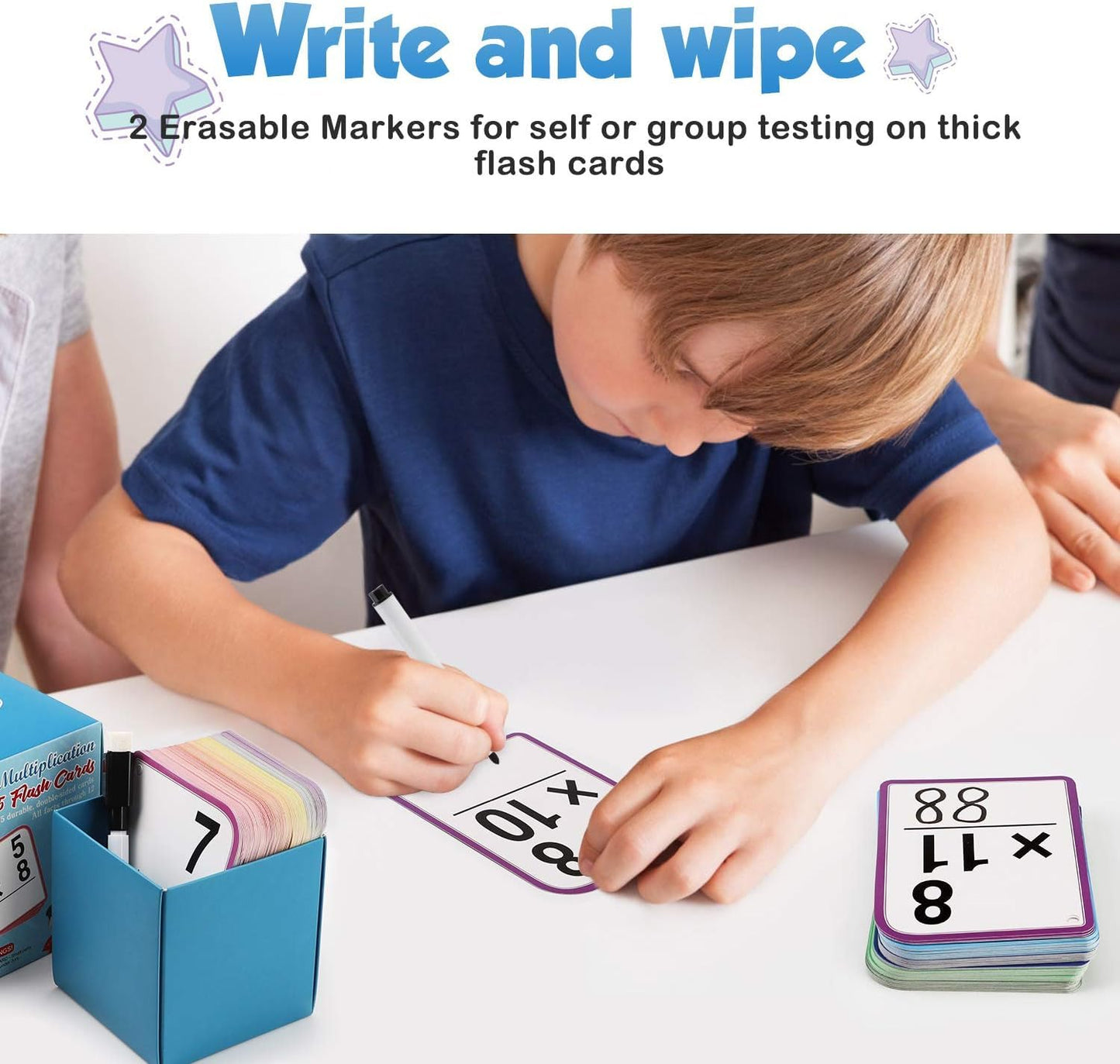Multiplication Flash Cards for 3rd Grade - 175 Math Flash Cards - Times Table Flash Cards - All Facts 0-12 Color Coded - Multiplication Games, 1st 2nd