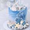 20Pcs Sea Shell Cake Decorations - Under The Sea Beach Theme Seashell Cake Toppers Starfish Coral Cake Decorations for Girls Women’s Birthday Baby