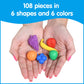 edxeducation Fruit Counters, Set of 108